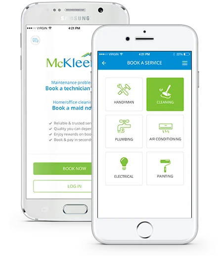 McKleenz-App-Screen